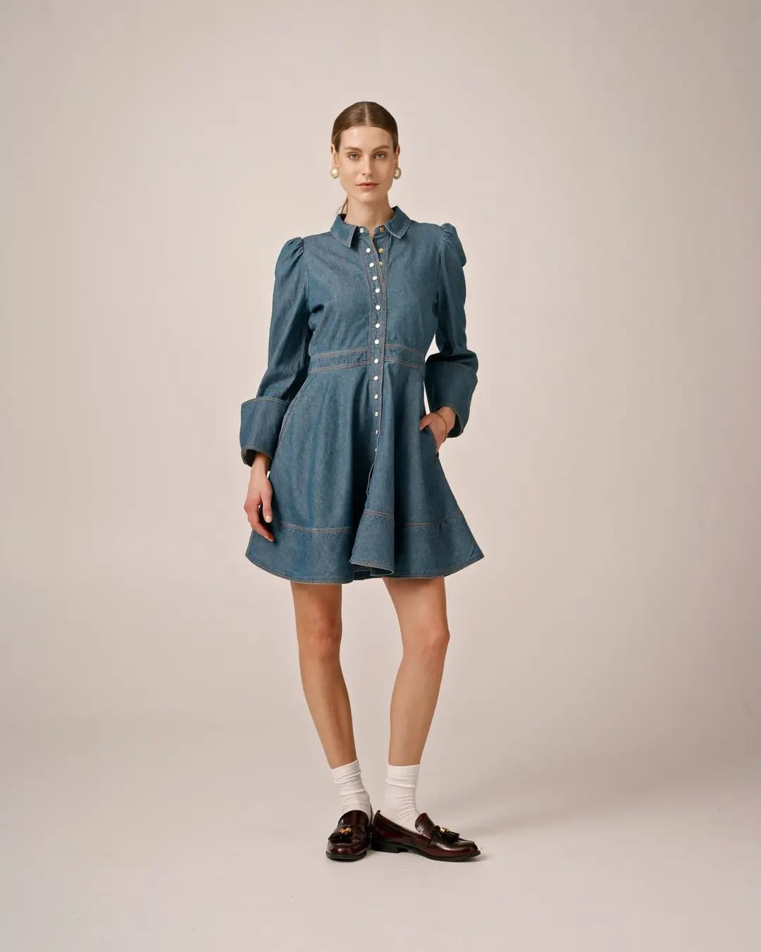 Denim Mini Dress