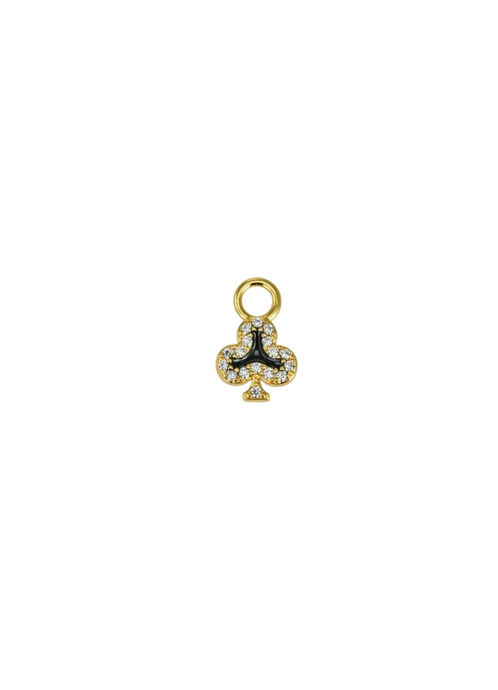 Clubs charm Enamel