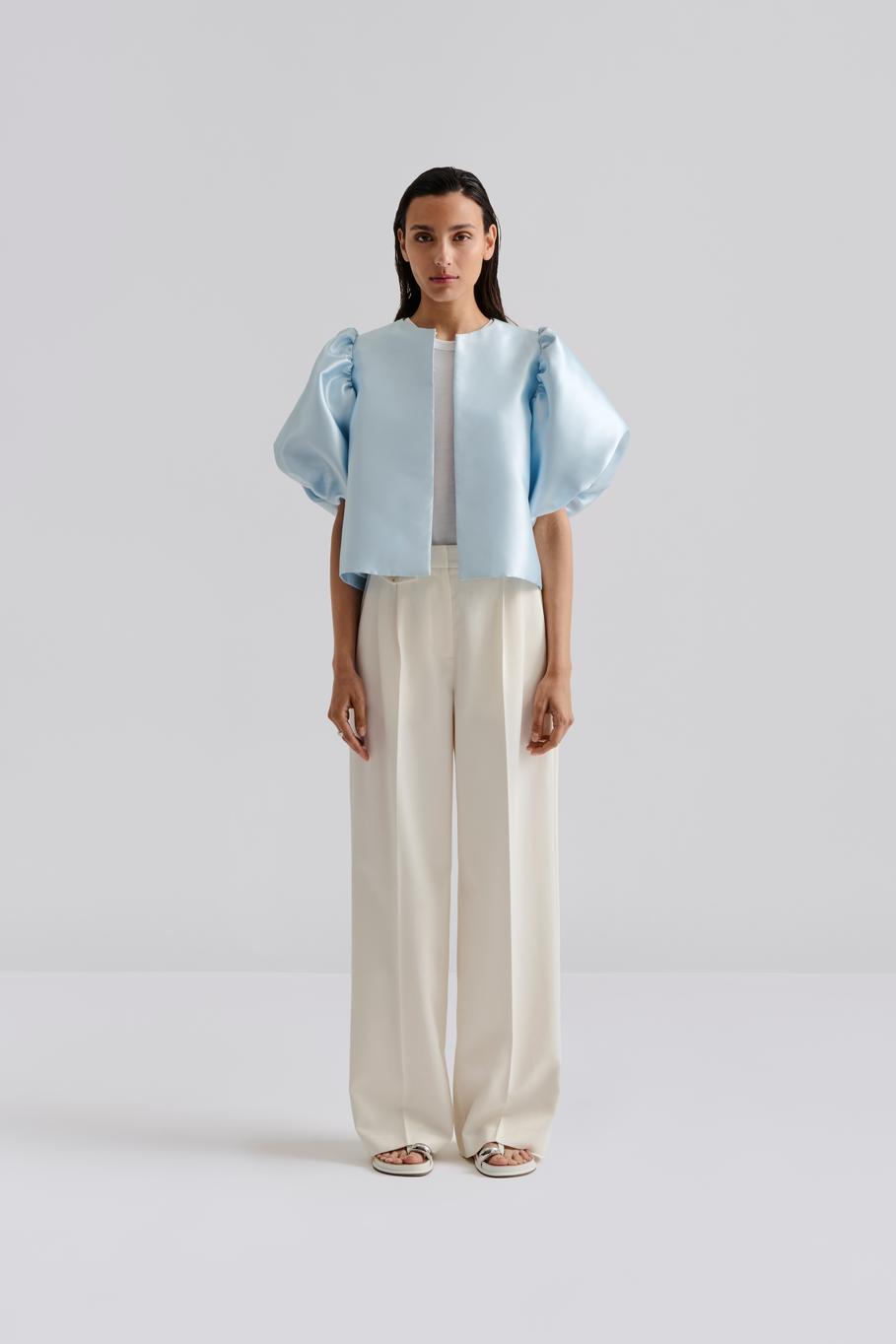 Cleo pouf sleeve blouse