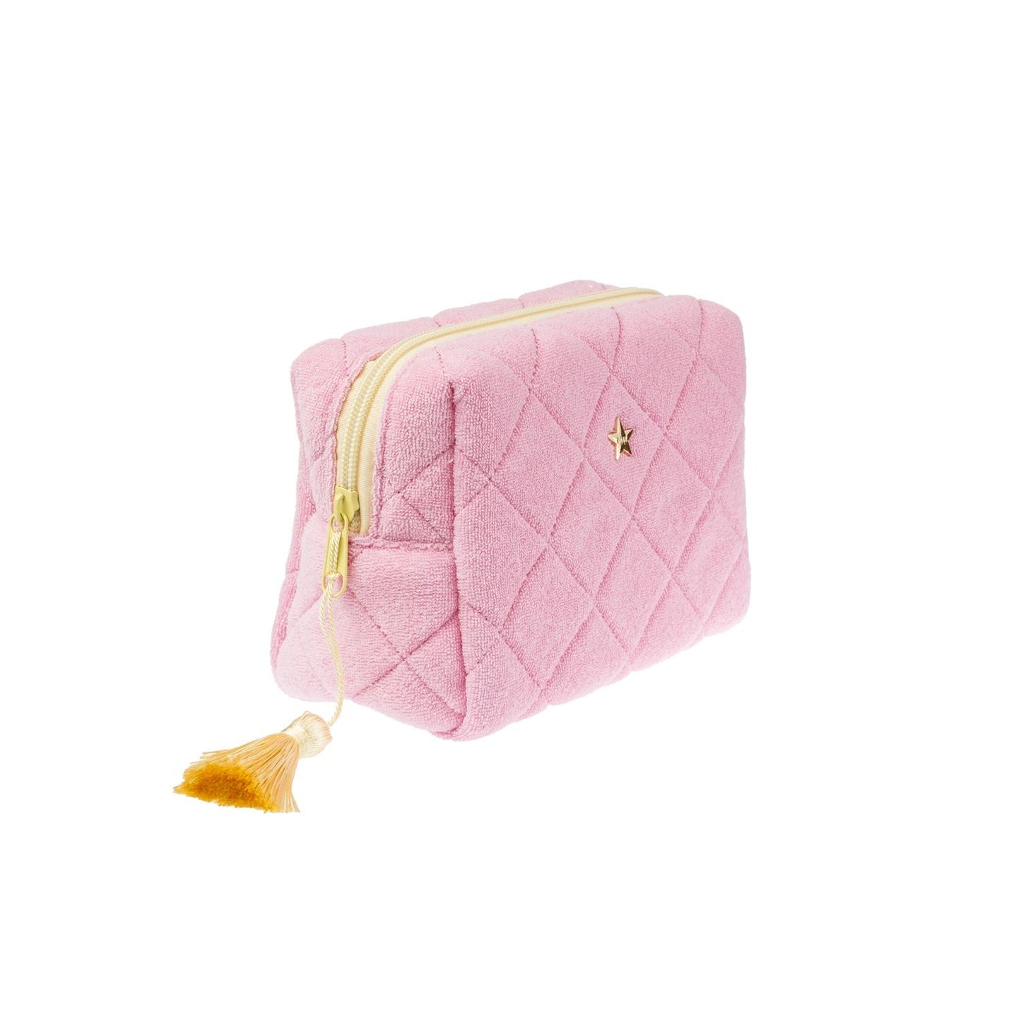 Terry Quilted Make-Up Pouch Small