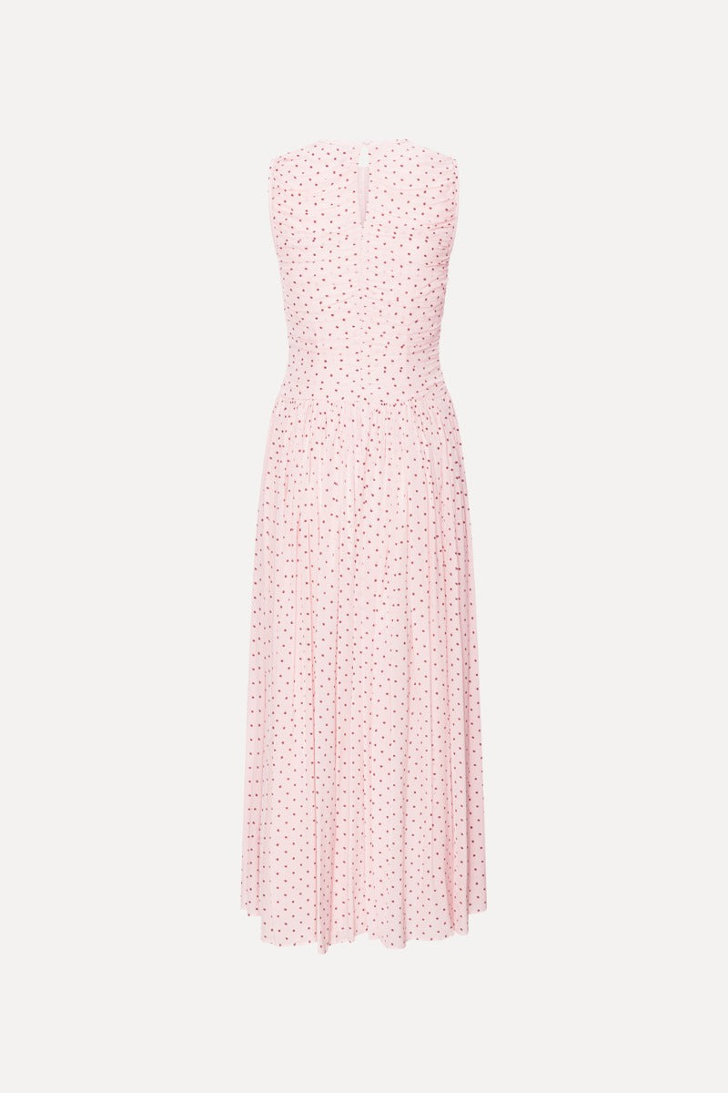 Ns Ruched Dress - Barely Pink Comb.