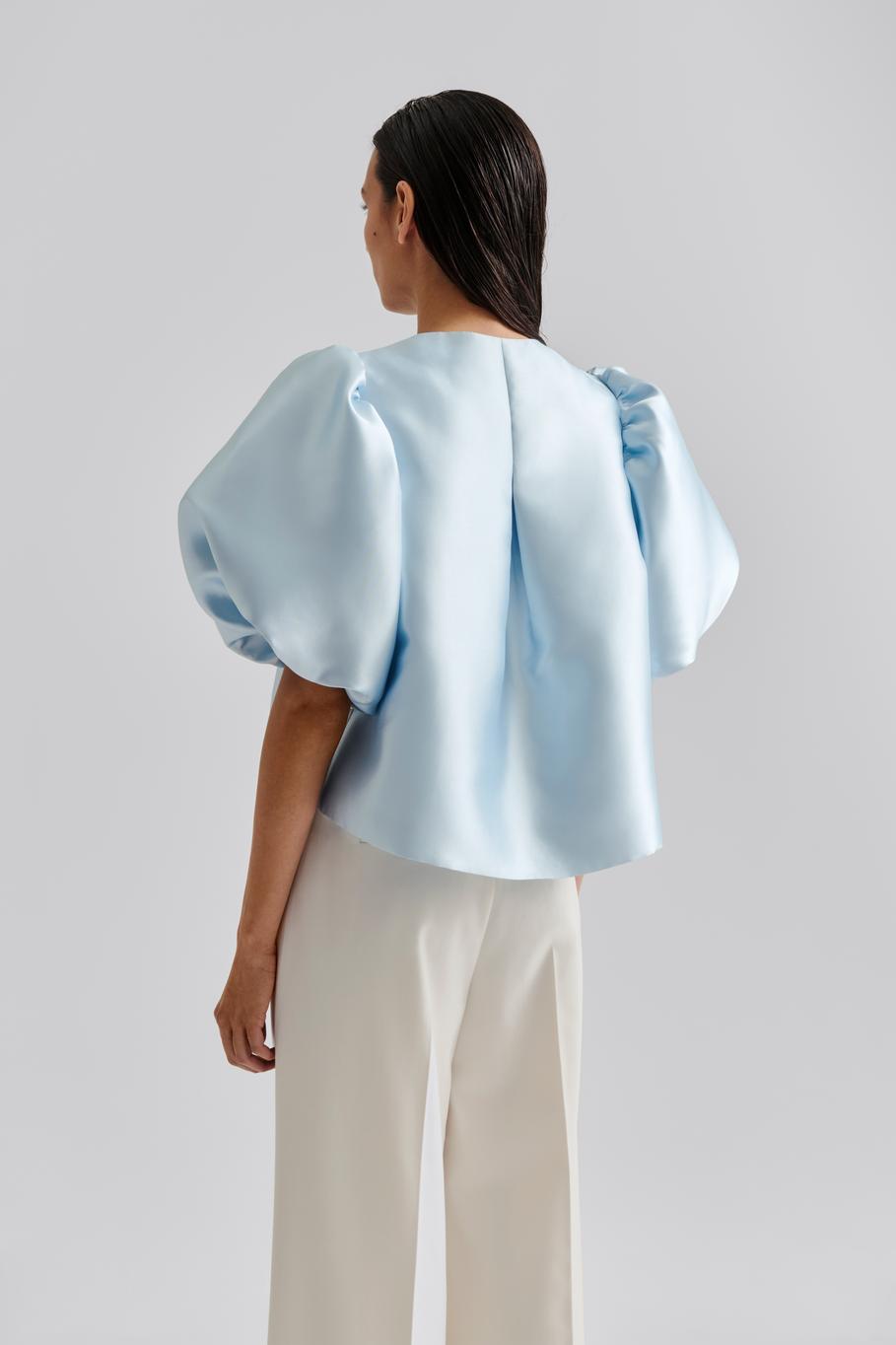 Cleo pouf sleeve blouse
