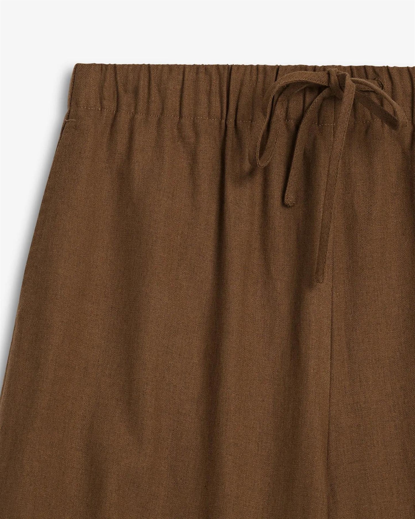 Tide Linen Pants - Chestnut Brown