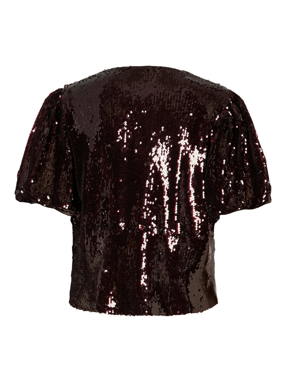 YASRoyalina 2/4 Sequin Top Burgunder