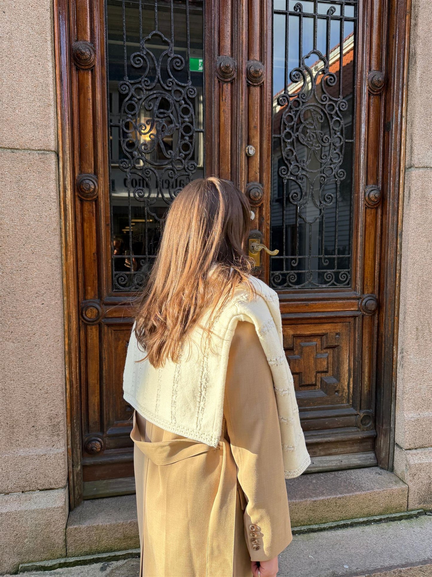 YasCherie Ls Knit Cardigan - Pristine