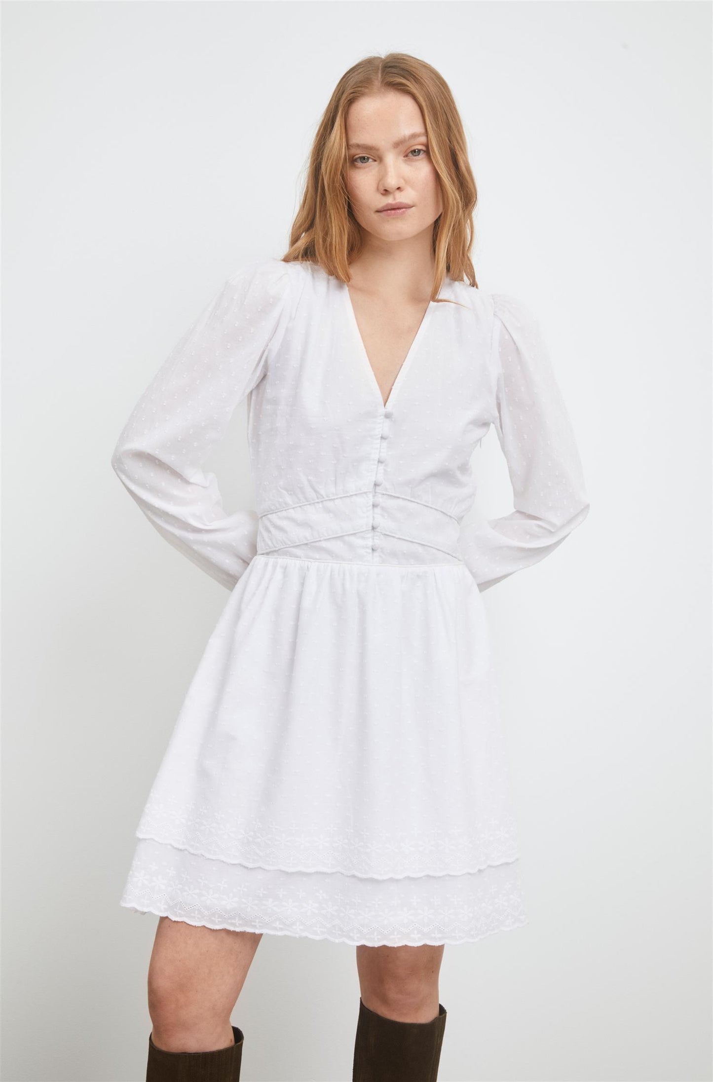 Lea Dress White