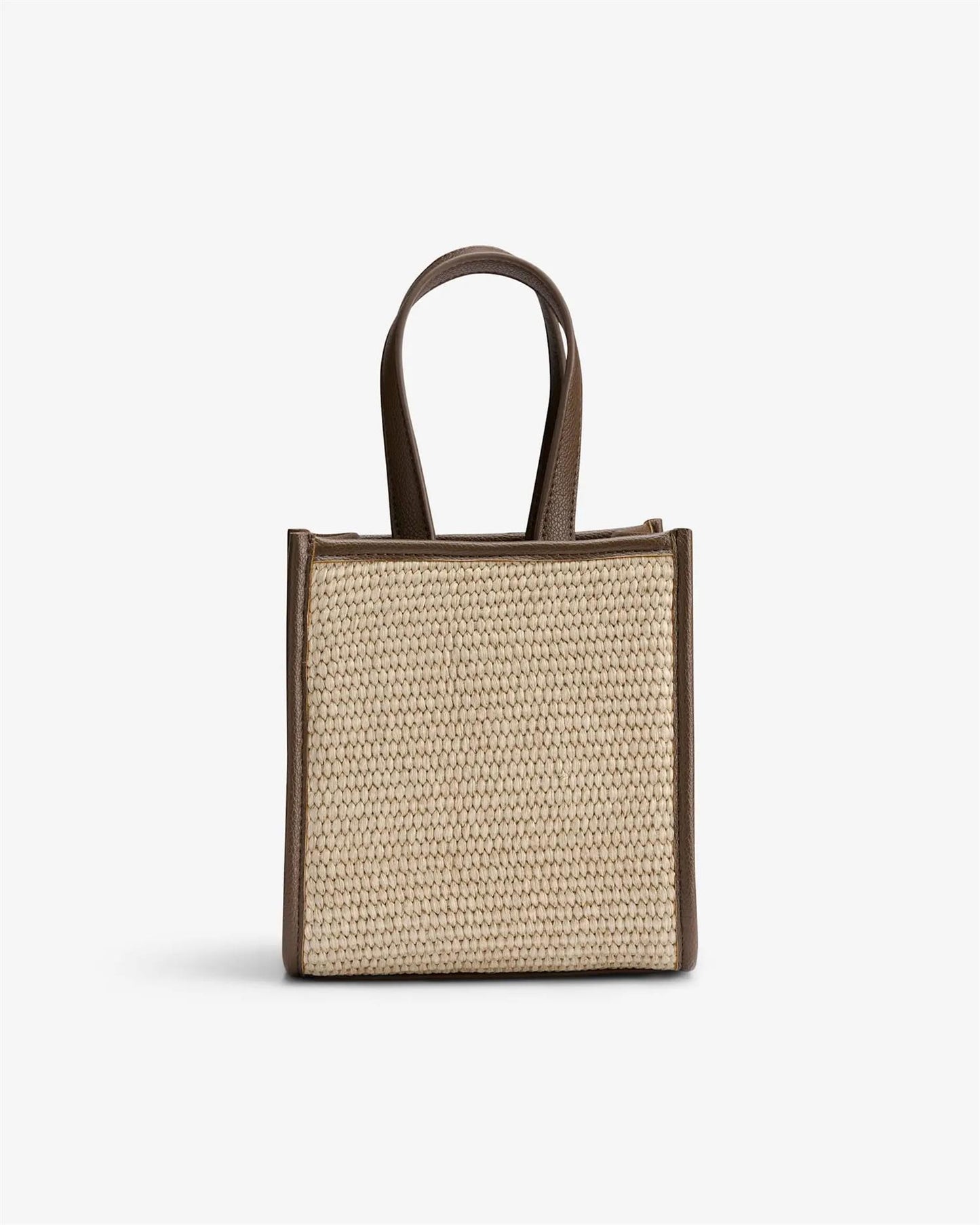 Iben Straw Bag Mini Brown Straw