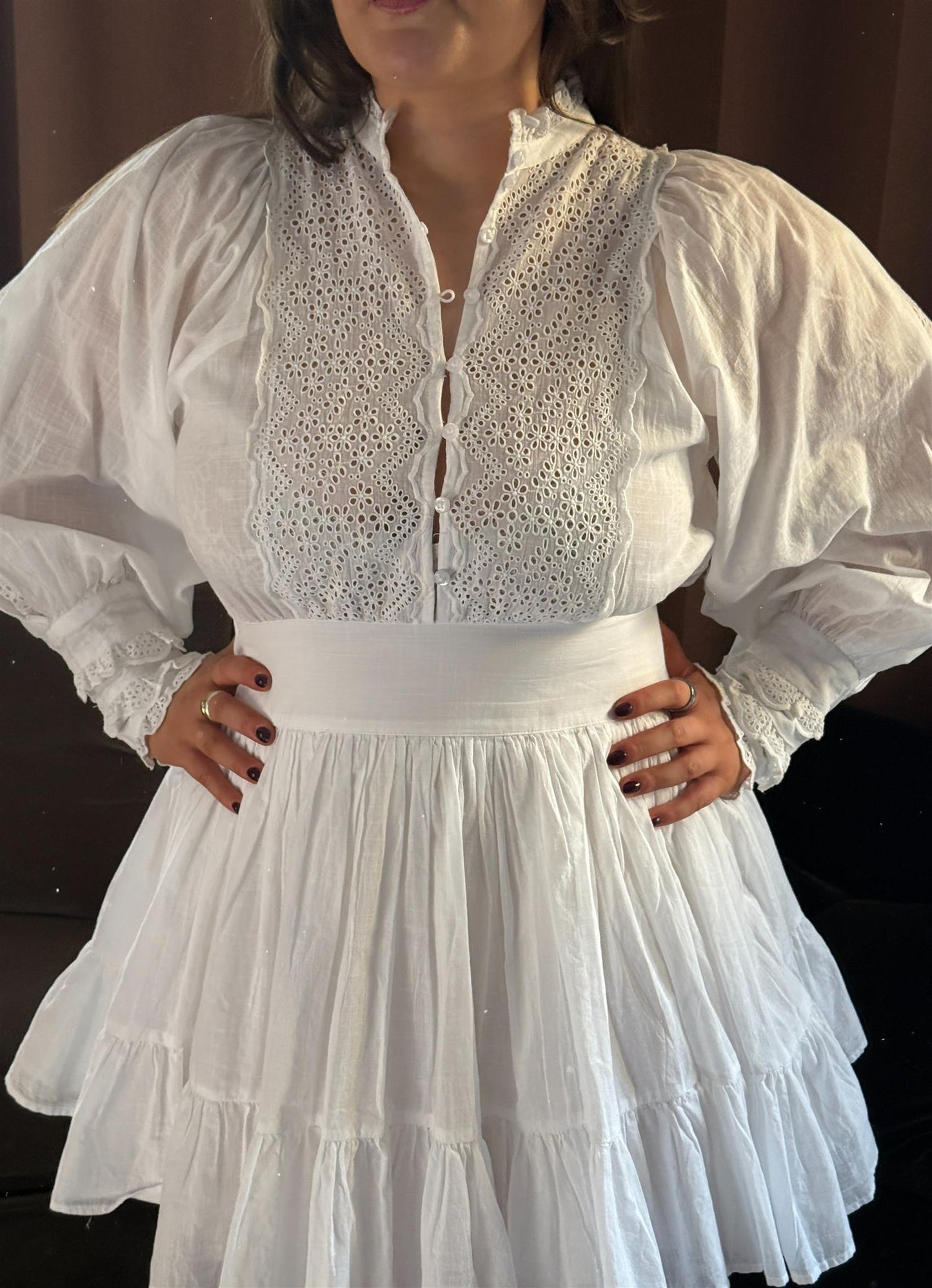 Cotton Slub Mini Dress