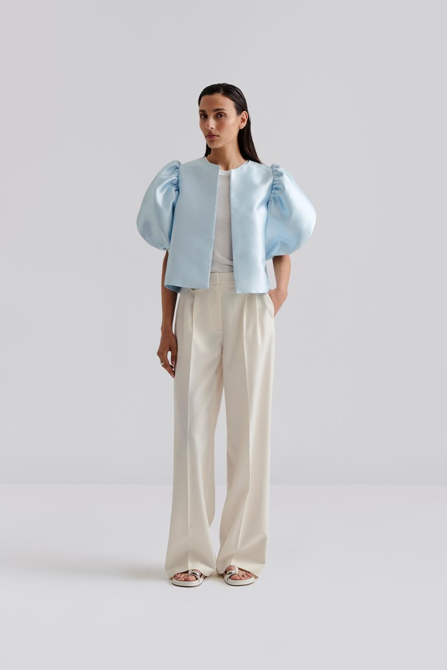 Cleo pouf sleeve blouse