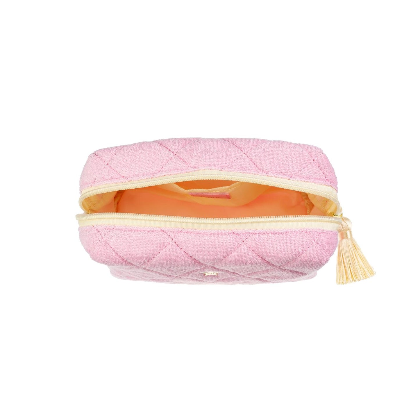 Terry Quilted Make-Up Pouch Small