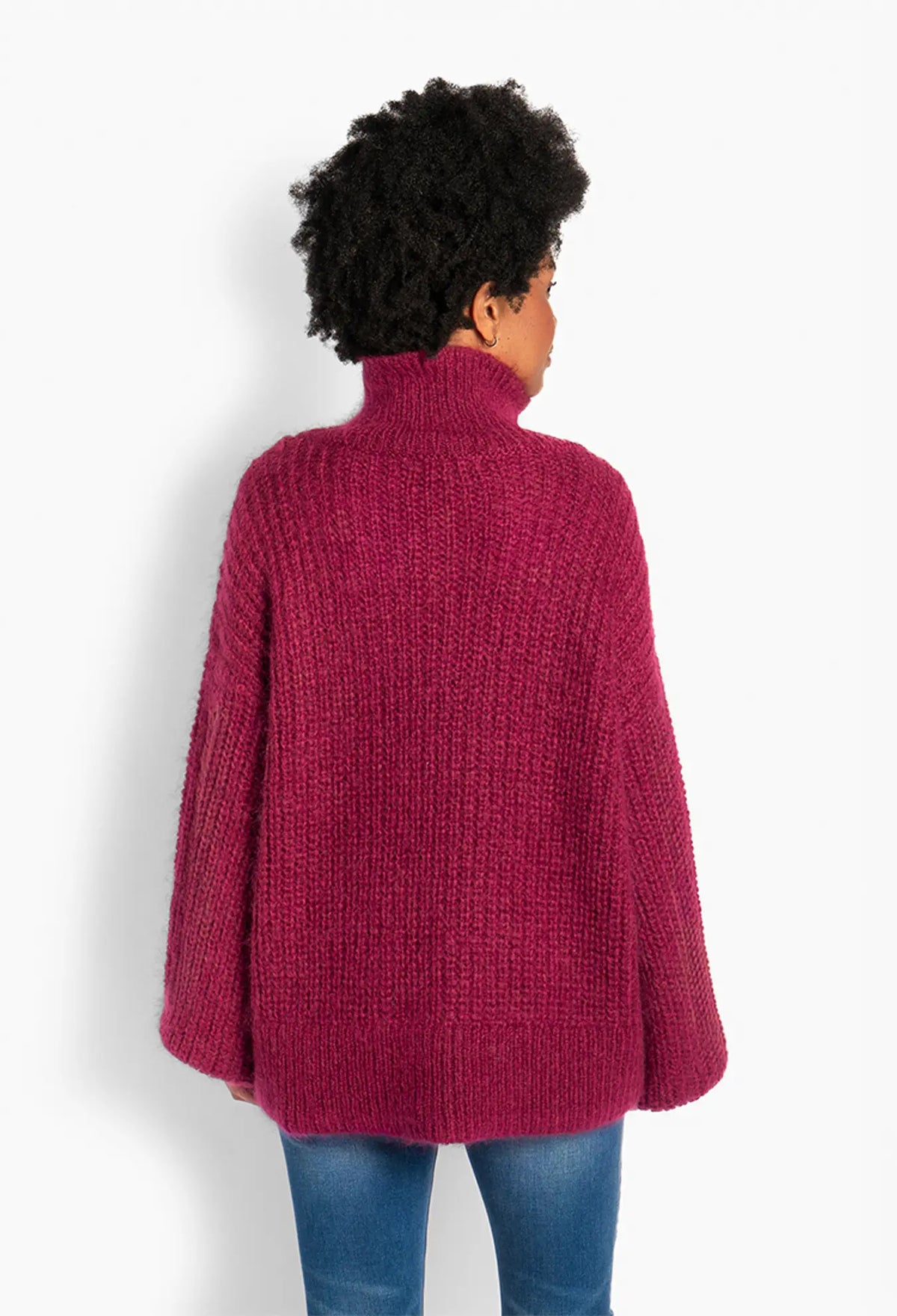 Tia Sweater - Rhododendron