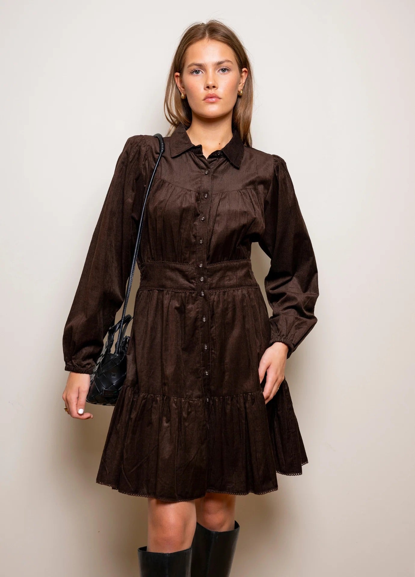 Vicky Dress Chocolate