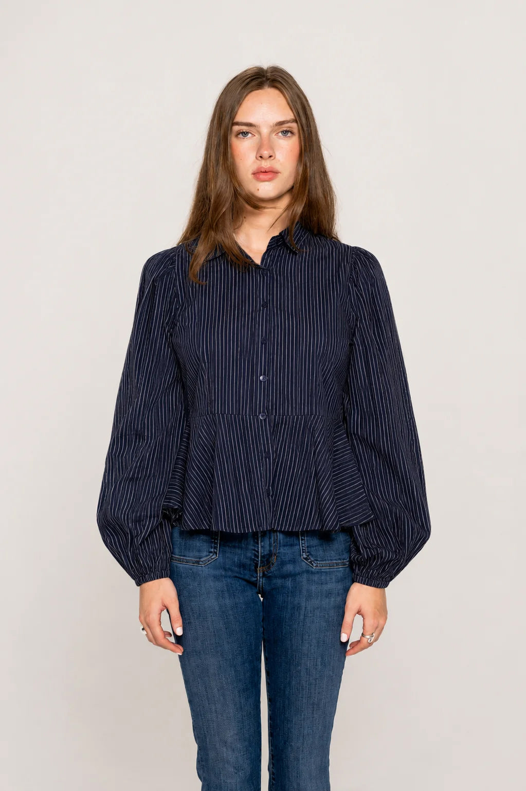 Diana Shirt - Pinstripe