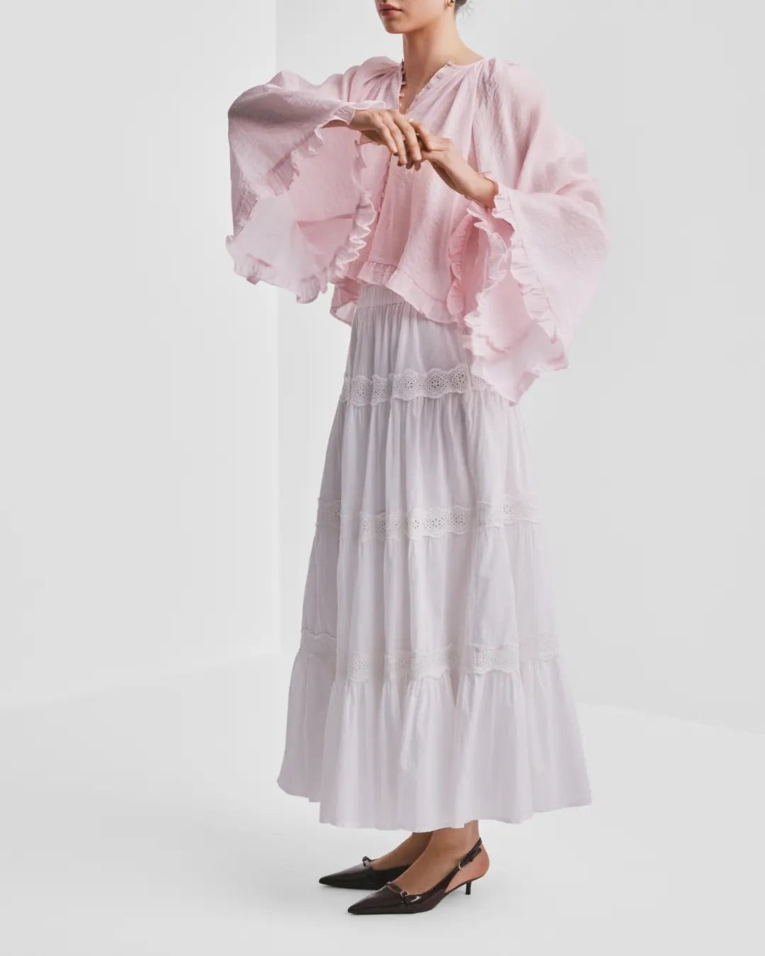 Viscose Flared Blouse