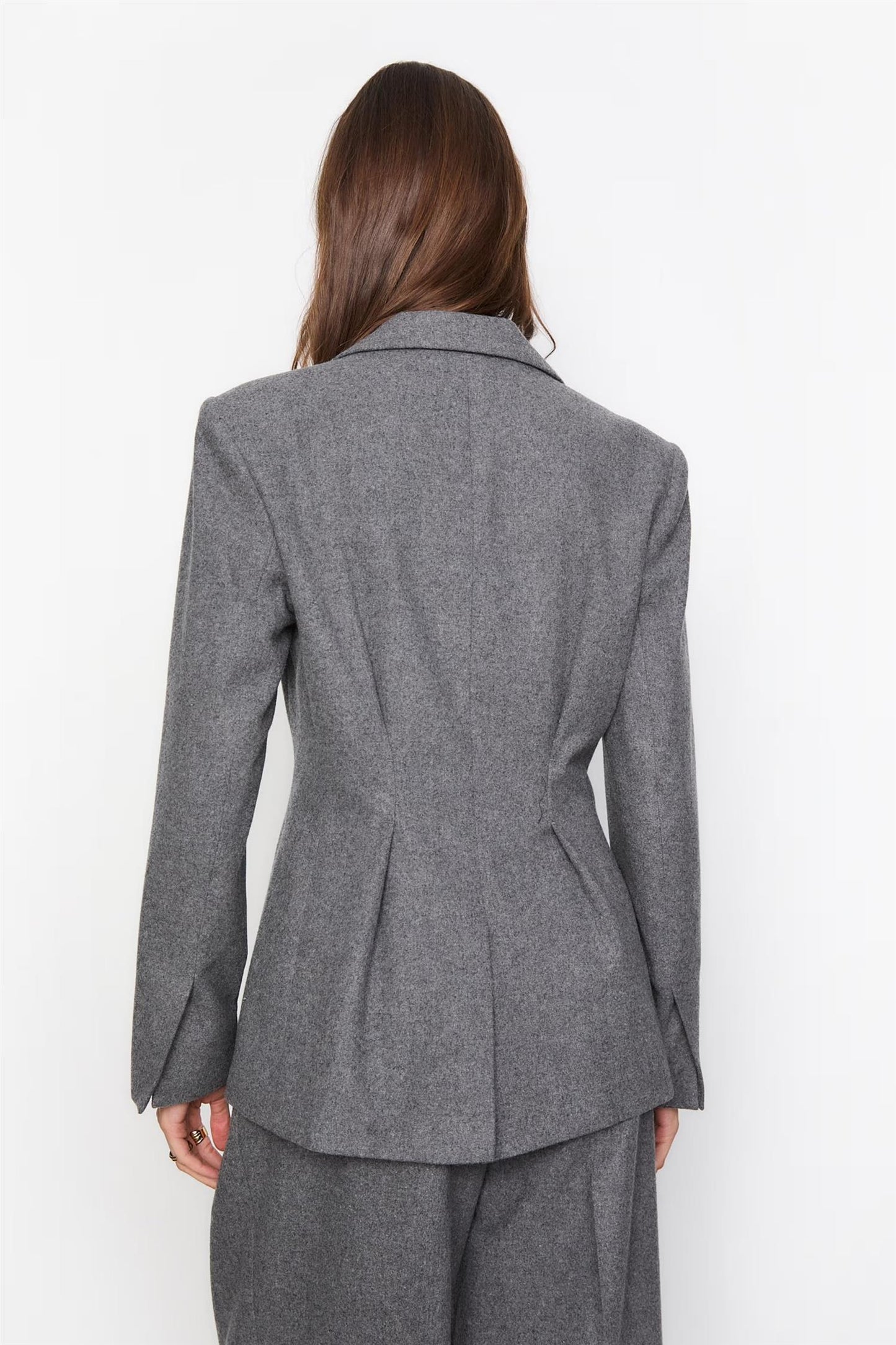 Ennia Flannel Blazer