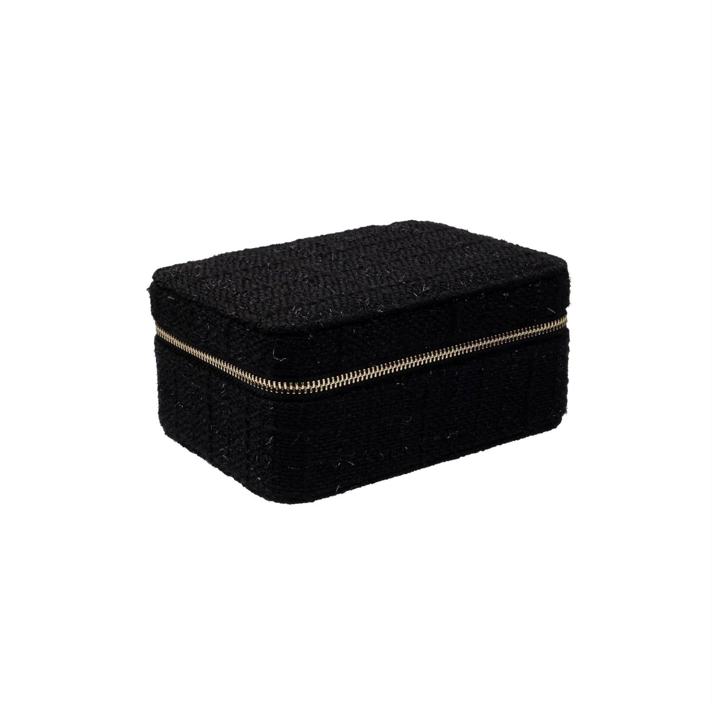 Tweed Jewellery Box Black