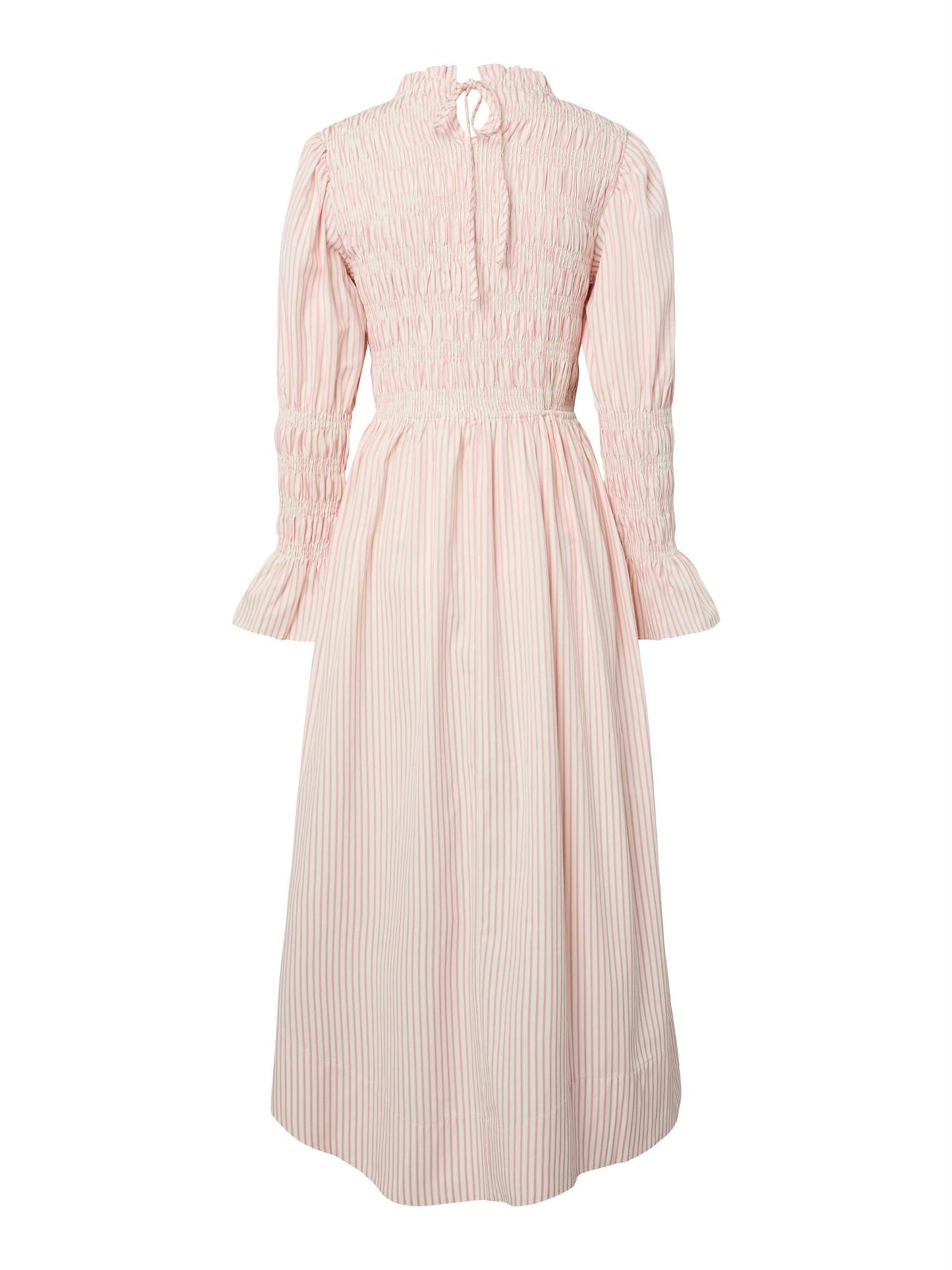 YasWito Ls Long Dress - Birch W/ Stripes