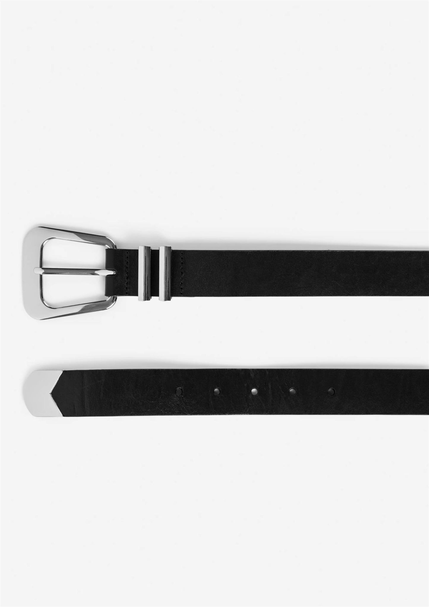 Bennett Belt - Black Silver