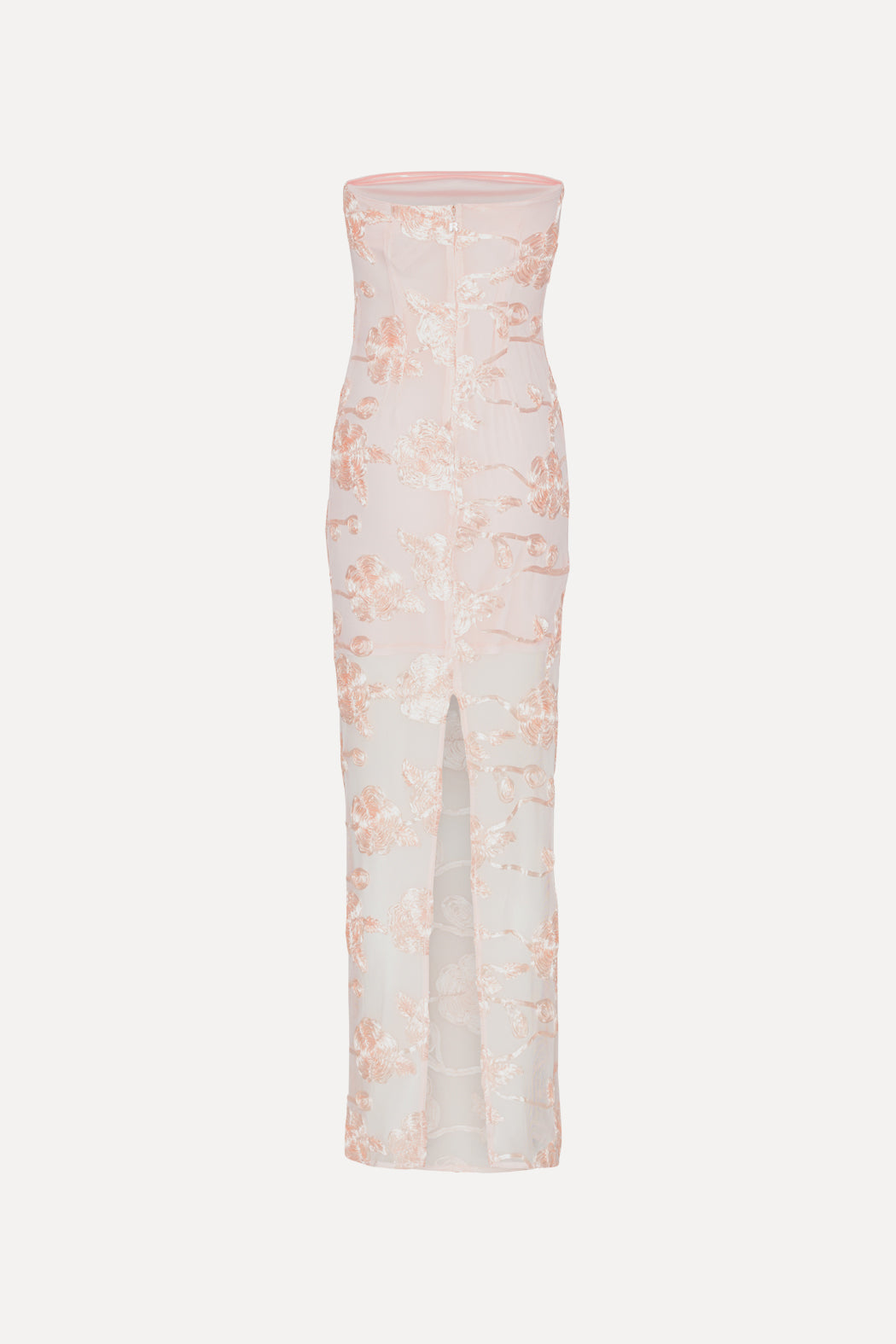 Flower Mesh Tube Dress