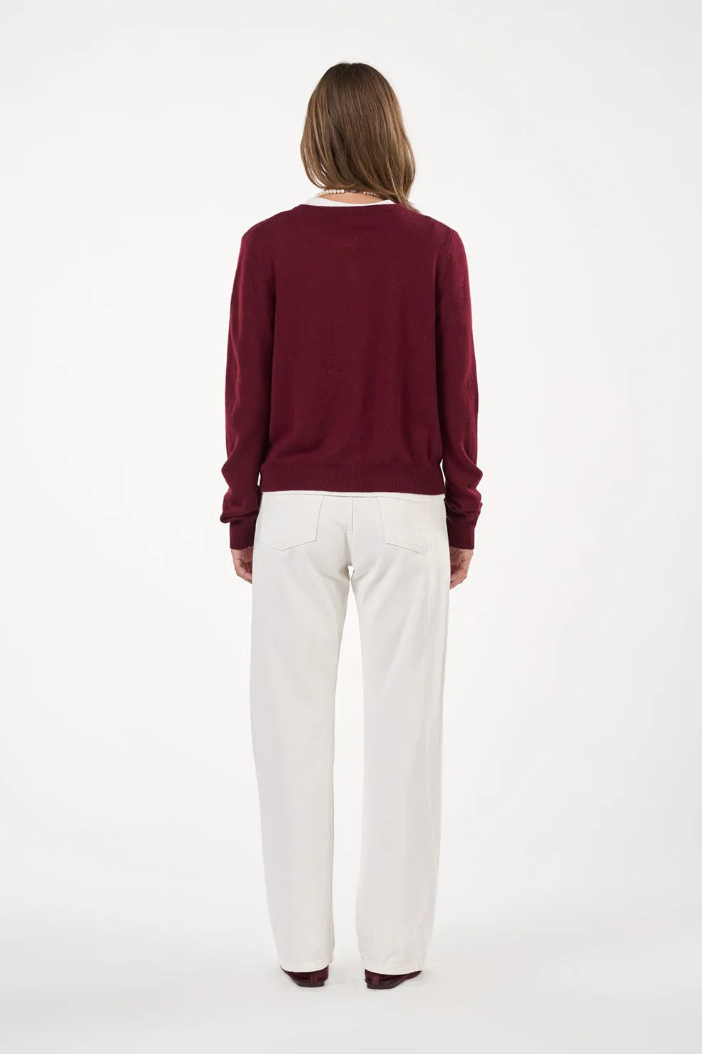 Victoria Cardigan Bordeaux