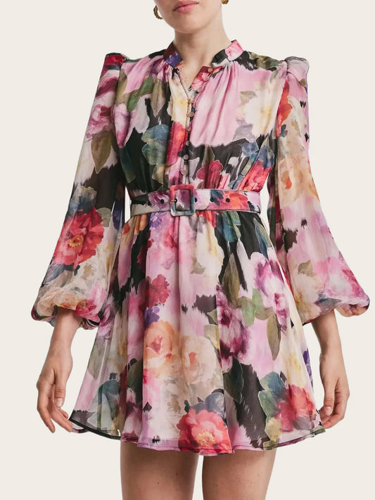 Organza Mini Dress - Winter Breeze