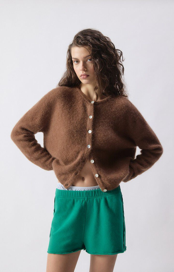 Vitow Cardigan Chocolate Melange