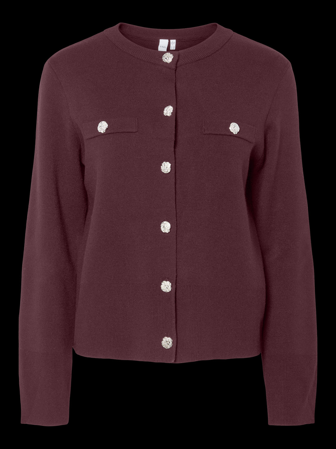 Yaspimi HW Knit Cardigan Burgunder