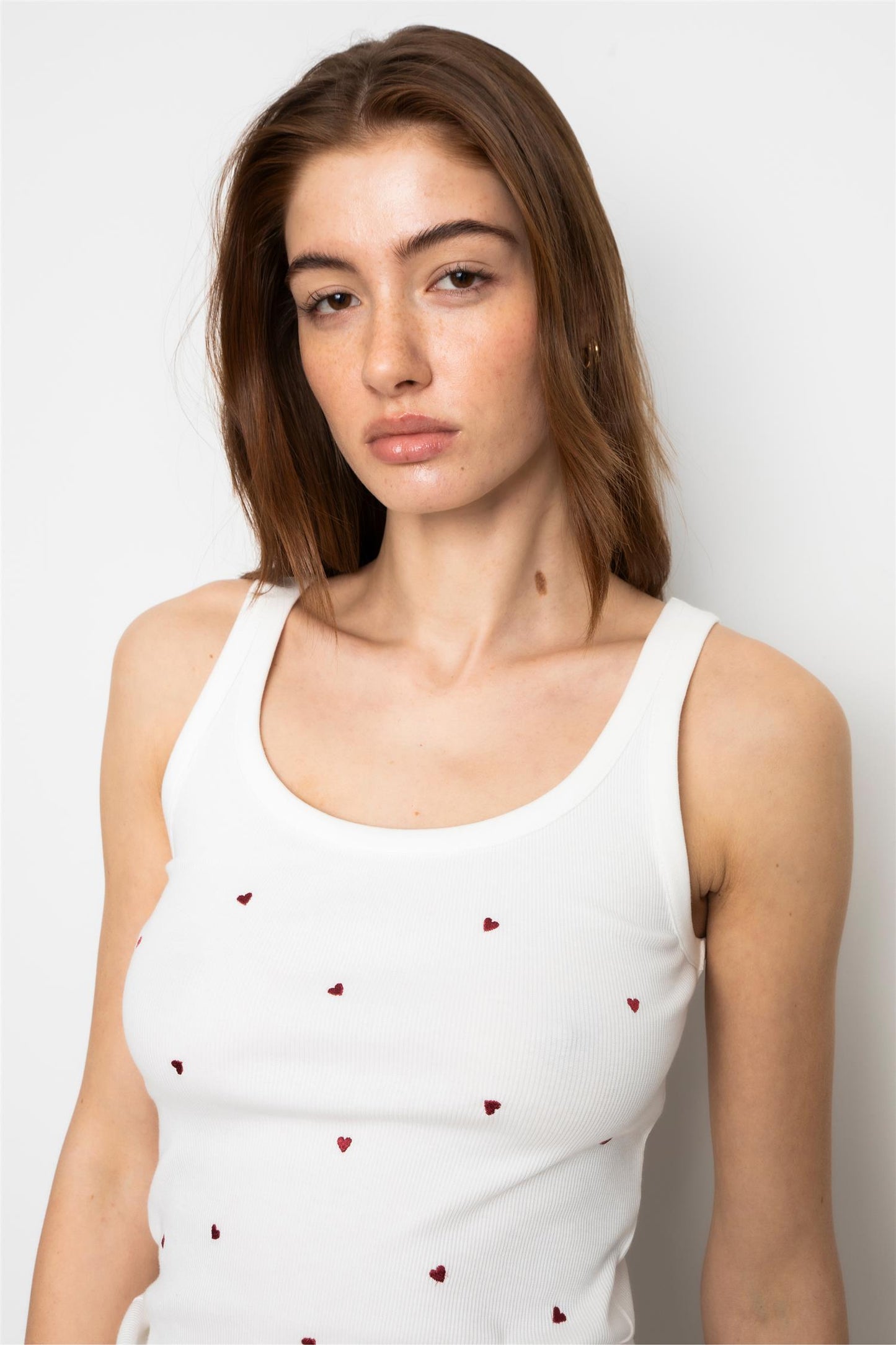 Pam Rib Singlet - Berry