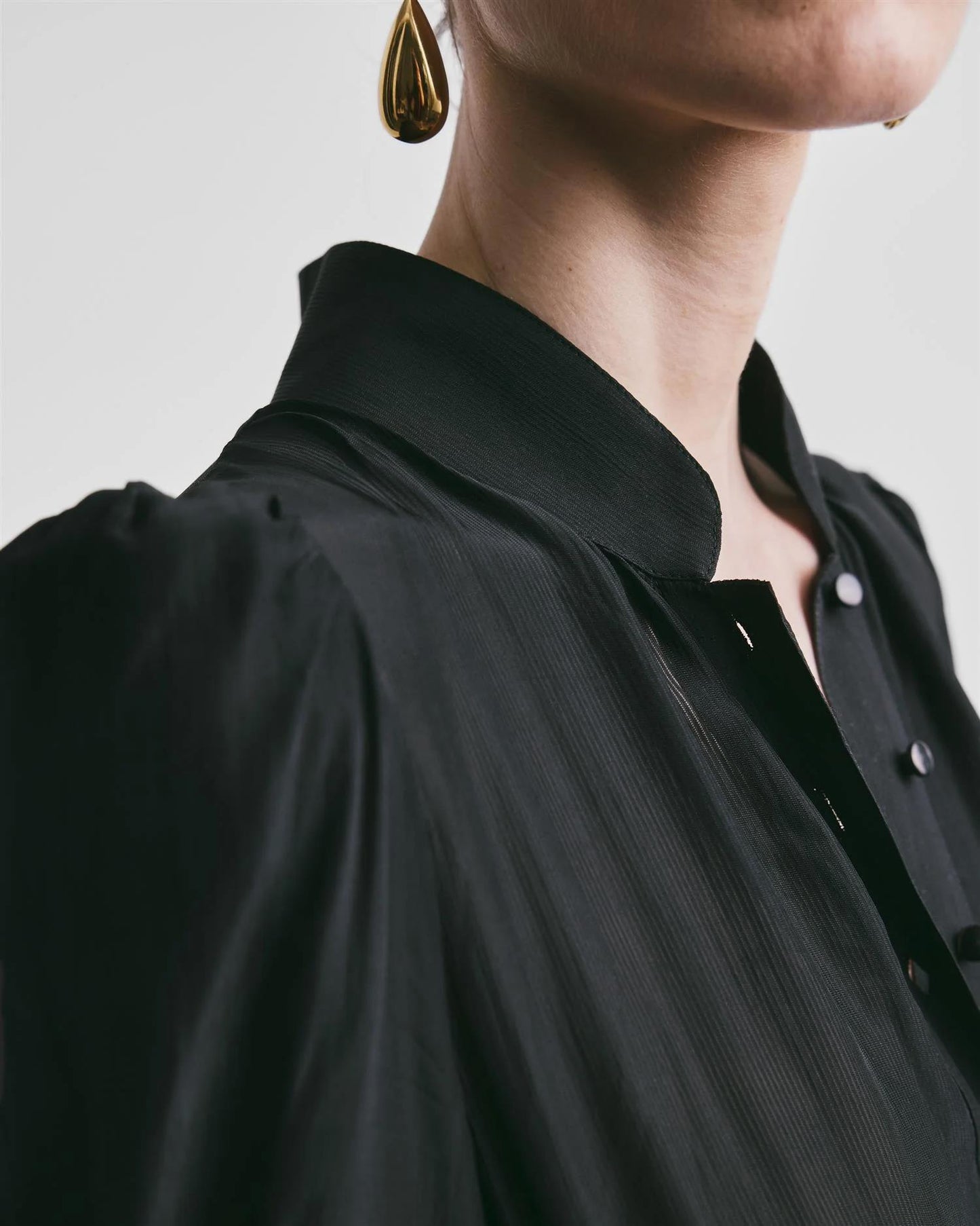 Striped Organza Belt Dress Sort