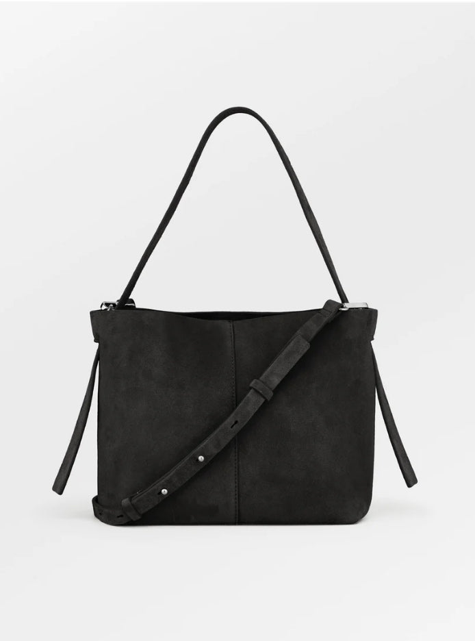Suede Fraya Small Bag Black