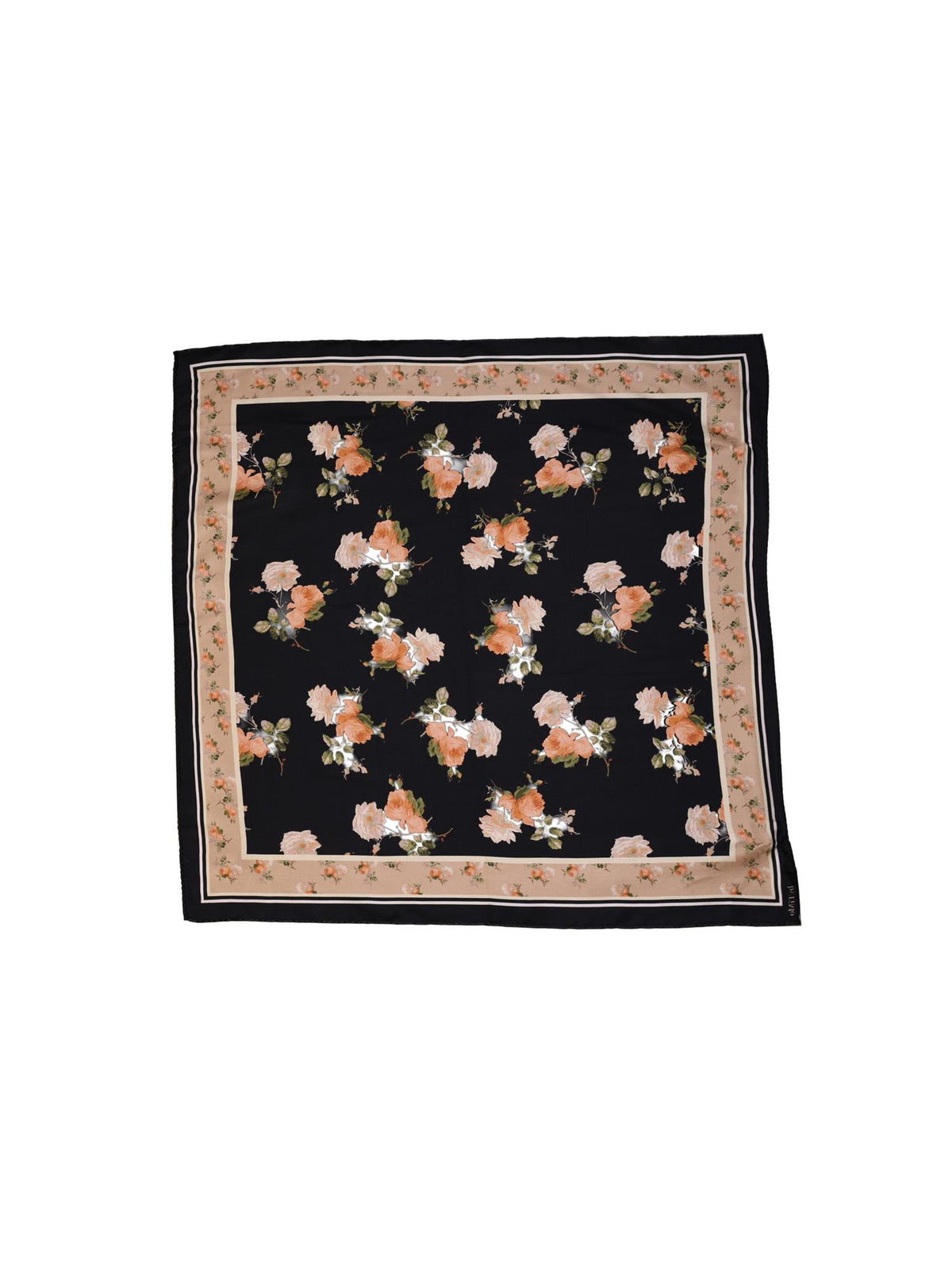 Silk Scarf 60x60 - Blooming Night