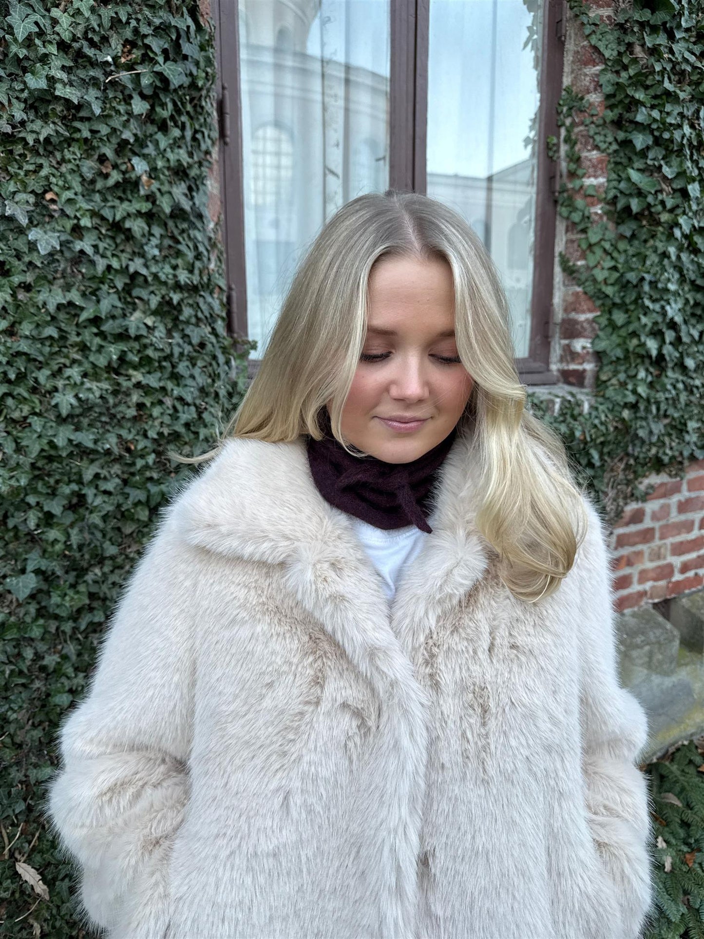 Paula Scarf Red Wine Melange