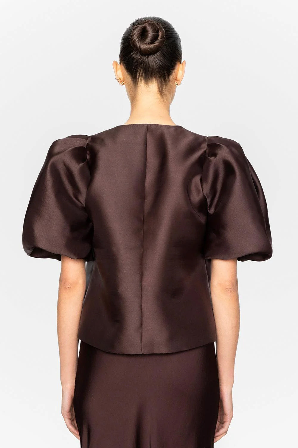 Maeve Blouse Dark Brown