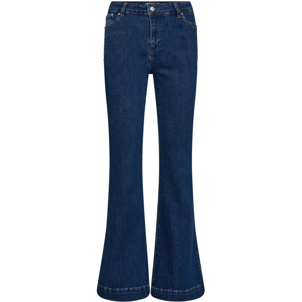 IVY-Charlotte Jeans Wash Undone Mid Indigo