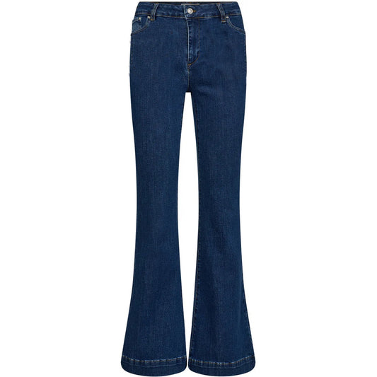 IVY-Charlotte Jeans Wash Undone Mid Indigo