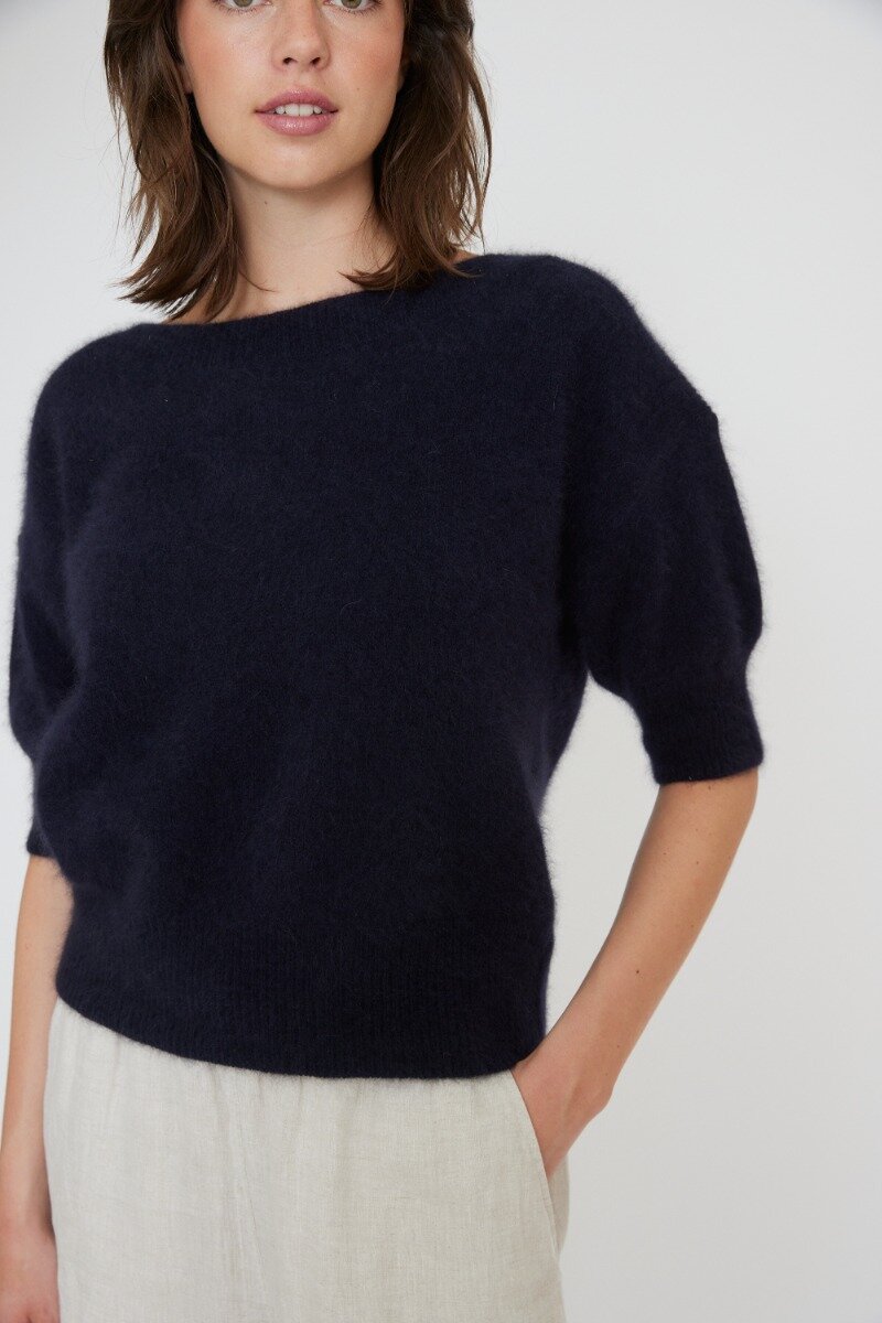 Moi Sweater Night Sky / Marineblå