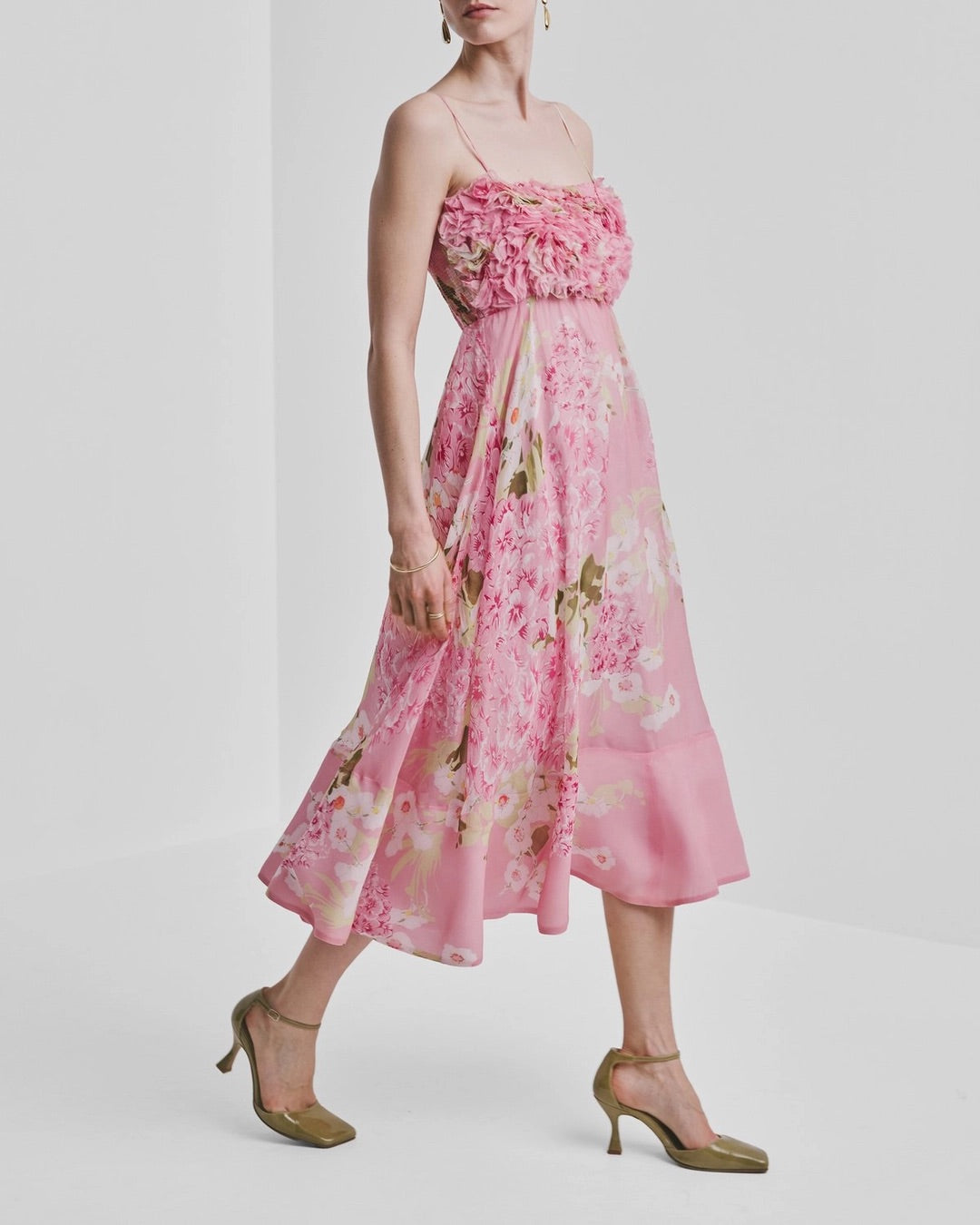 Organza Strap Dress