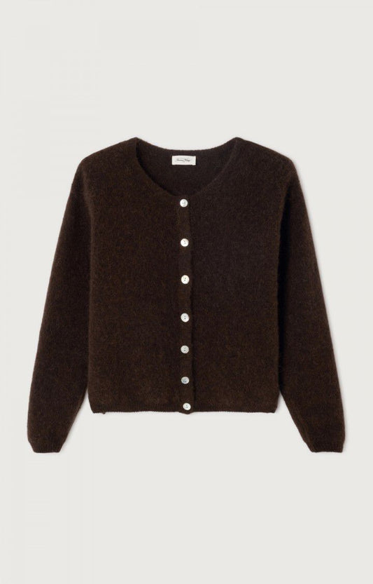 Vitow cardigan Brun