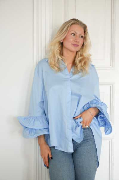 Trumpet Shirt Lyseblå