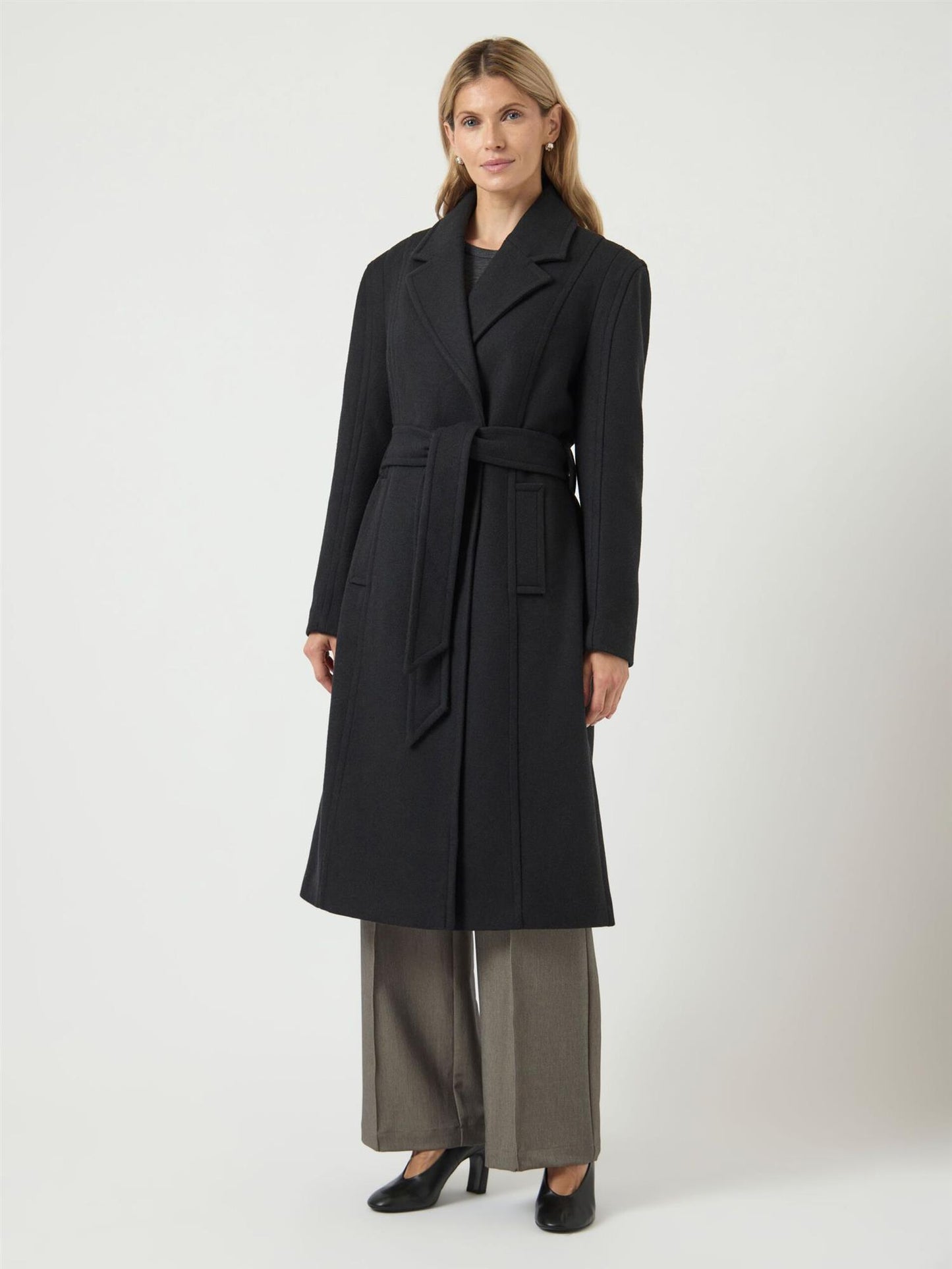 YASKali Wool Blend Coat Sort