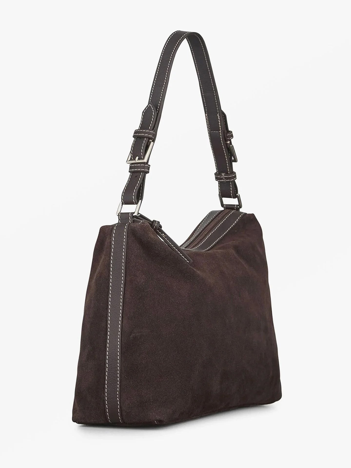 Suede Ginni Medi Bag - Chocolate Torte