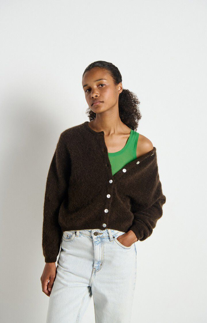 Vitow Cardigan Coffe Melange