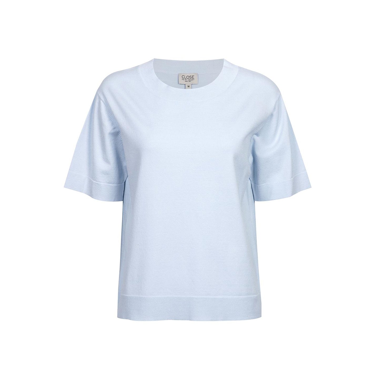 Angie s/s Sweater - Ice Blue