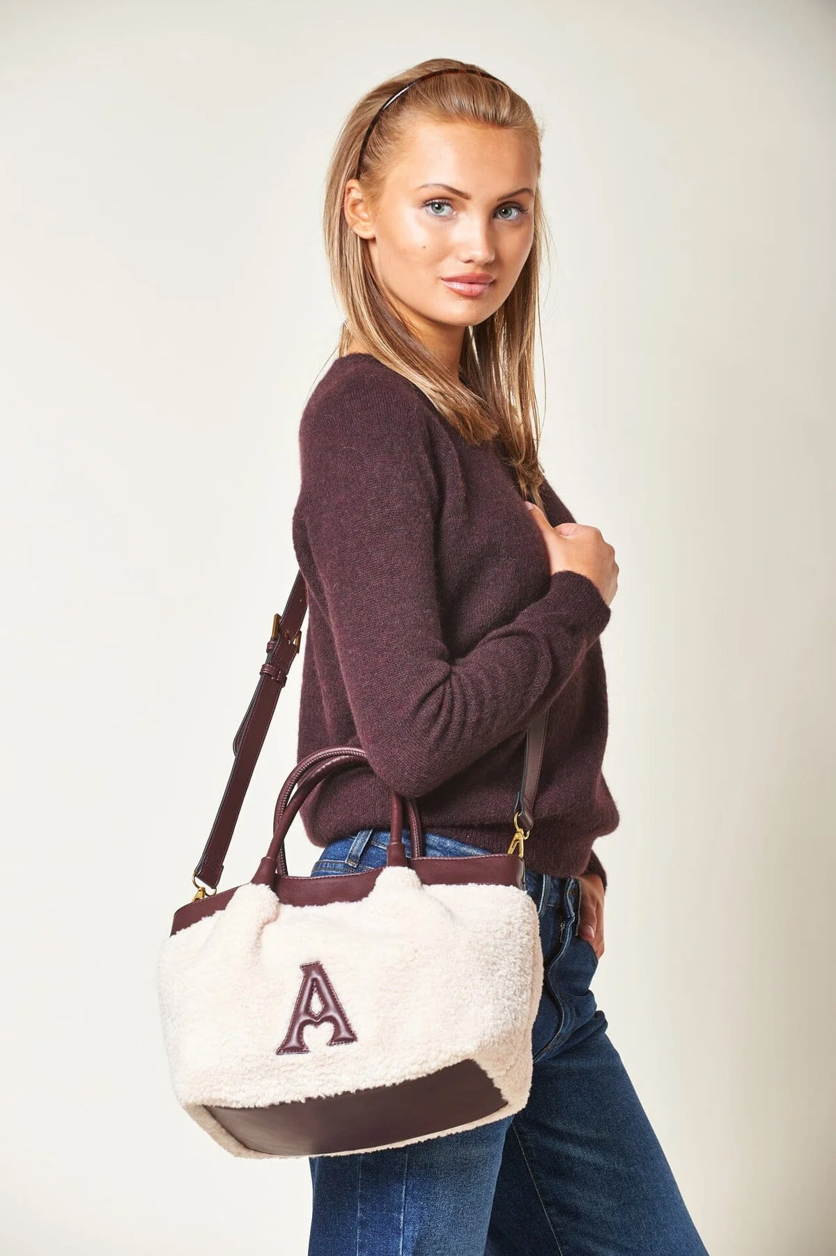 Fiona Sweater - Aubergine