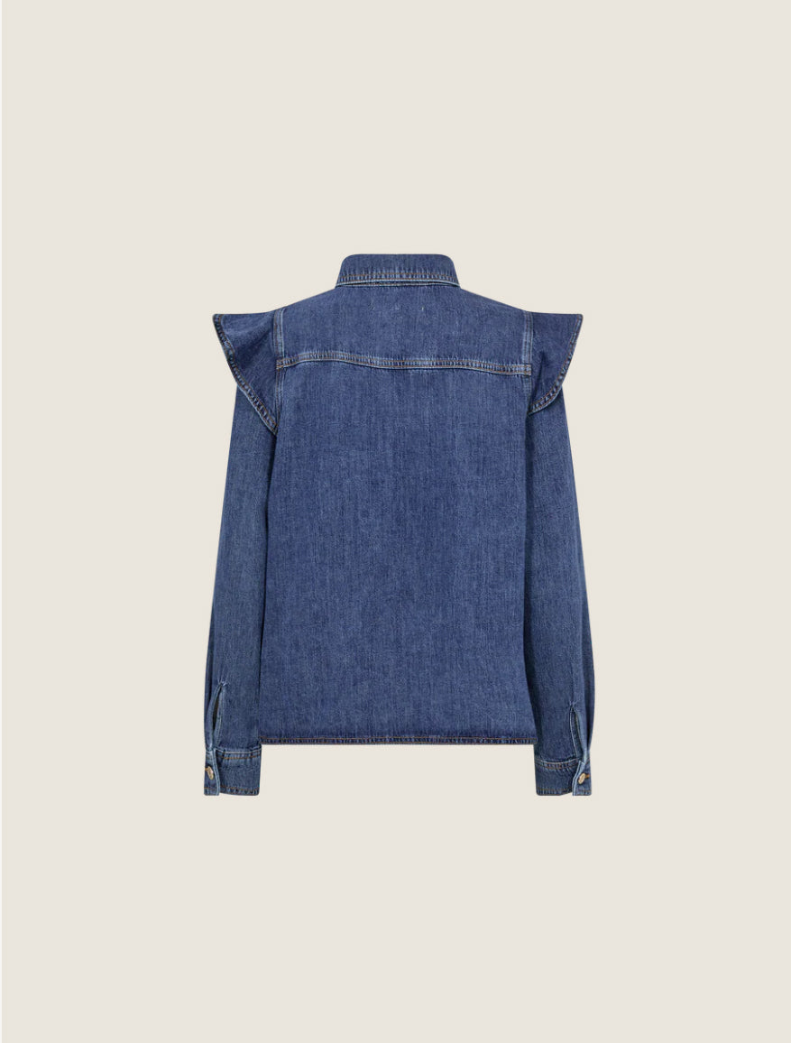 MMIrina Denim Shirt Dark Blue