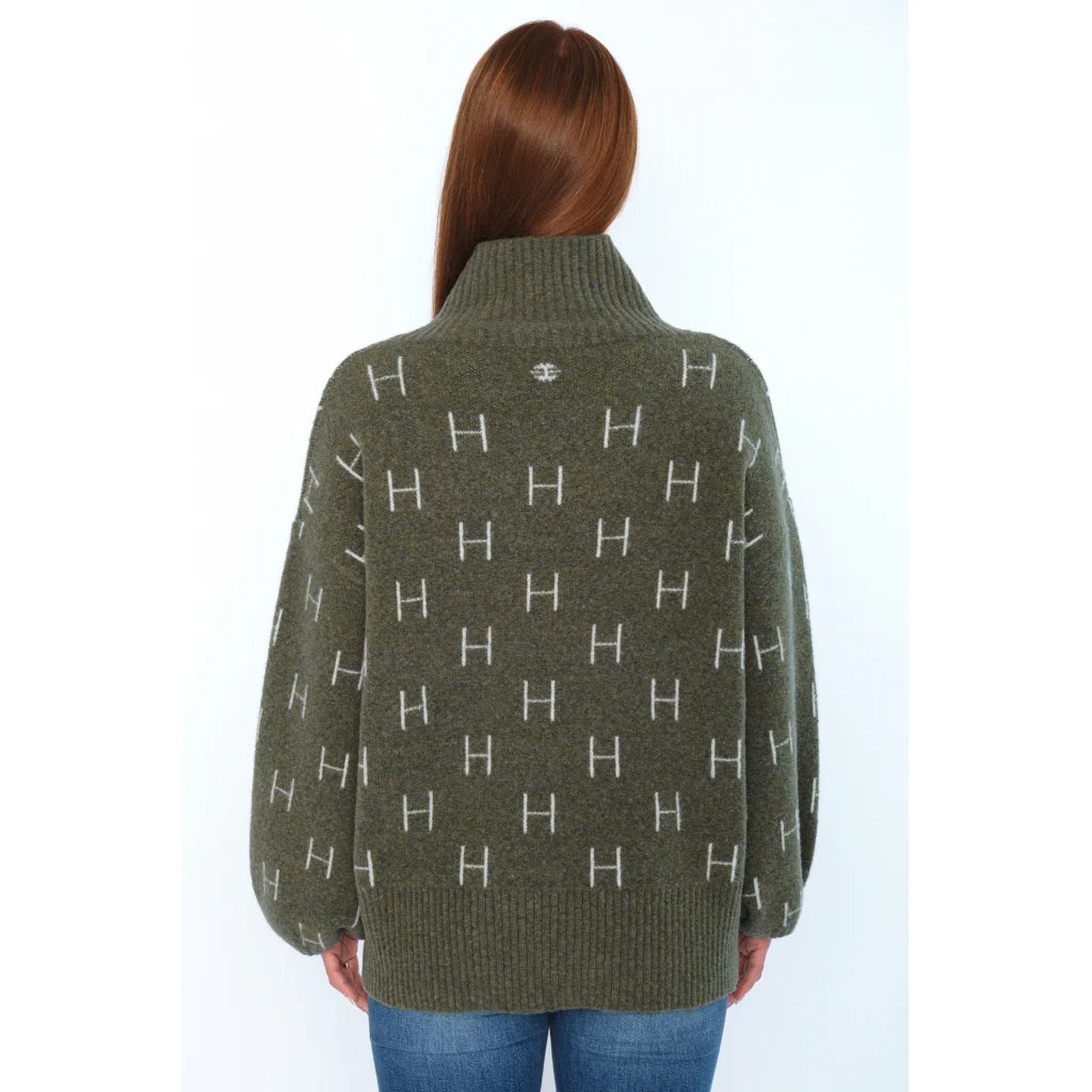 Fam Sweater Short Winter Moss