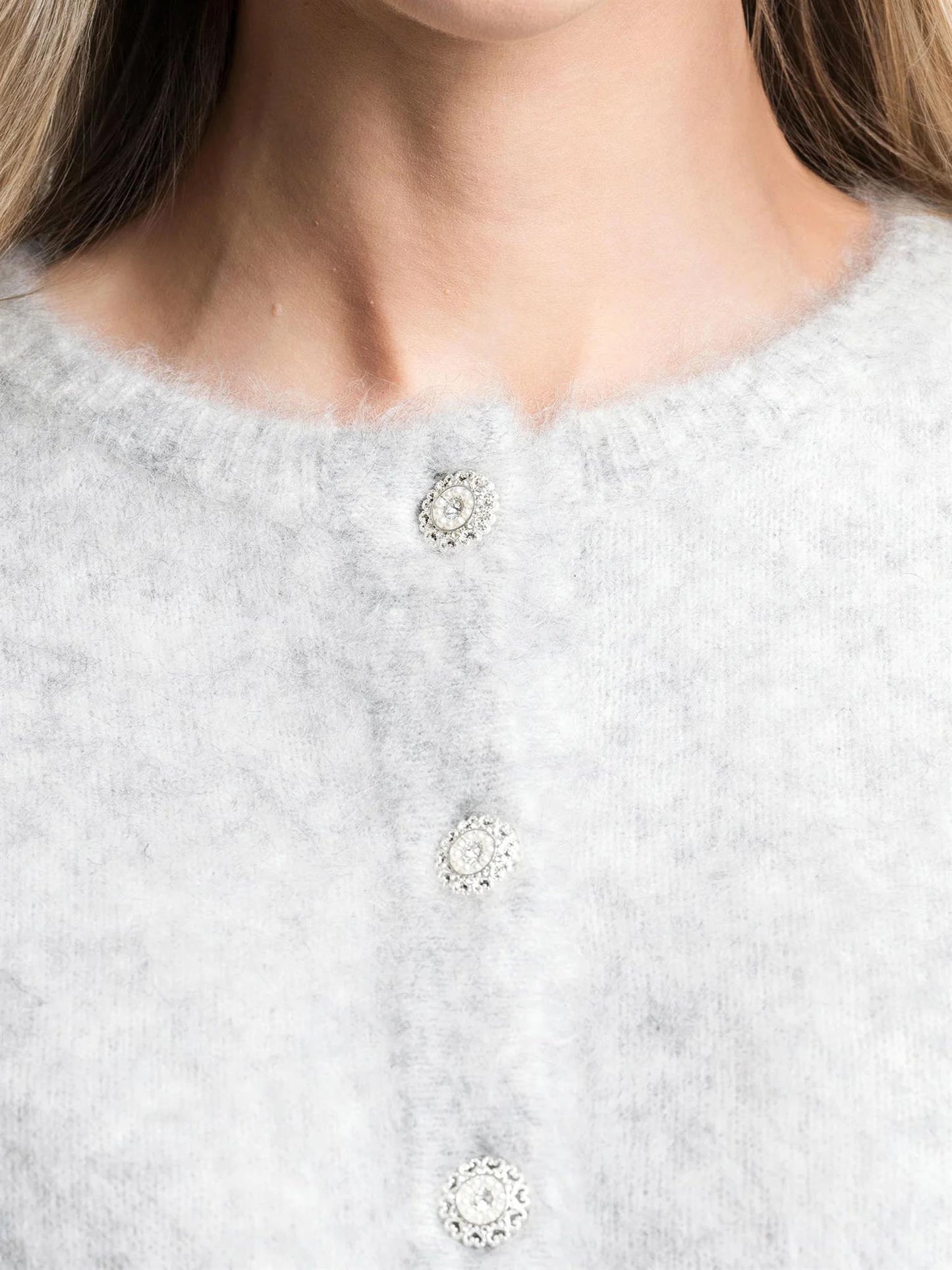 Sonia Cardigan Silver Grey