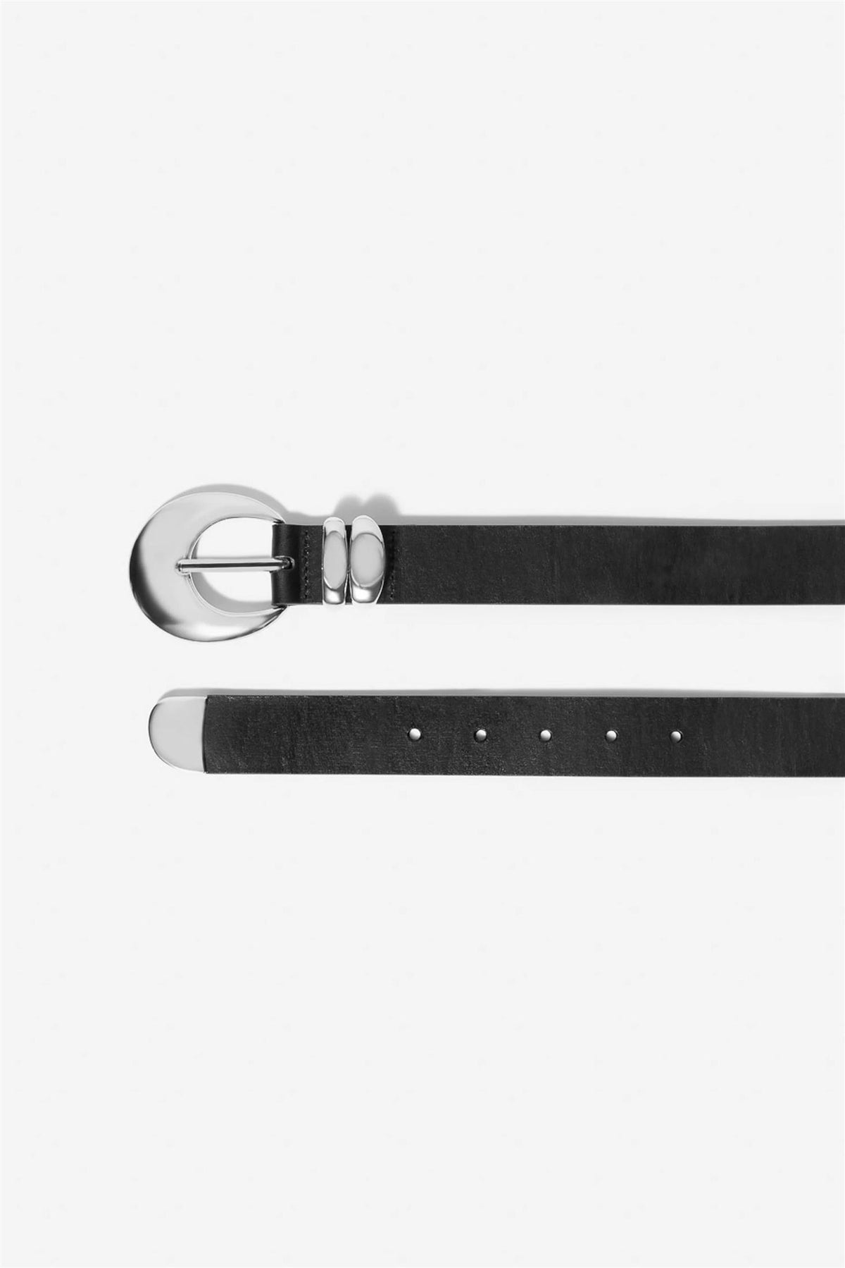Quincy Belt - Black Silver