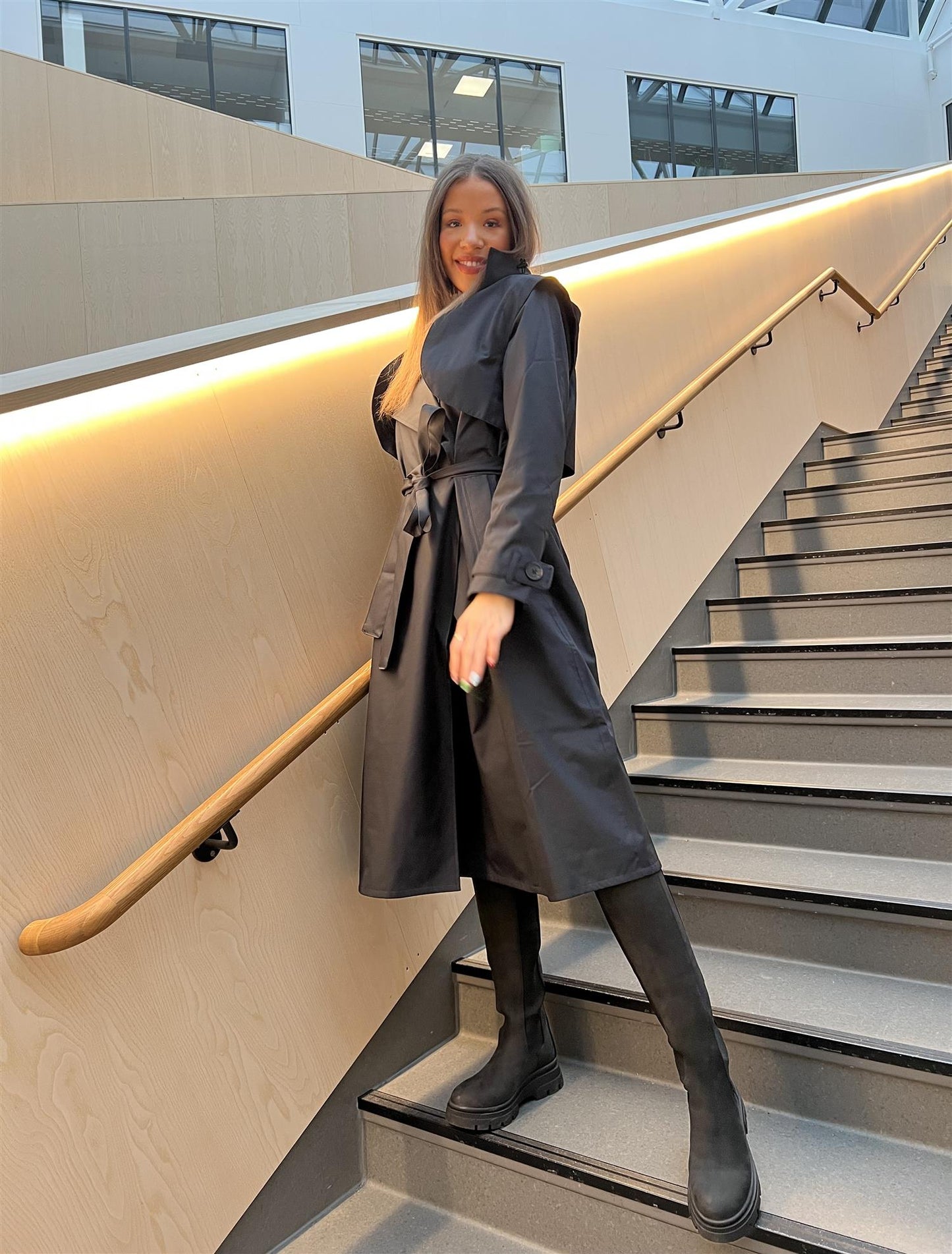 Regndråpe Trench Coat
