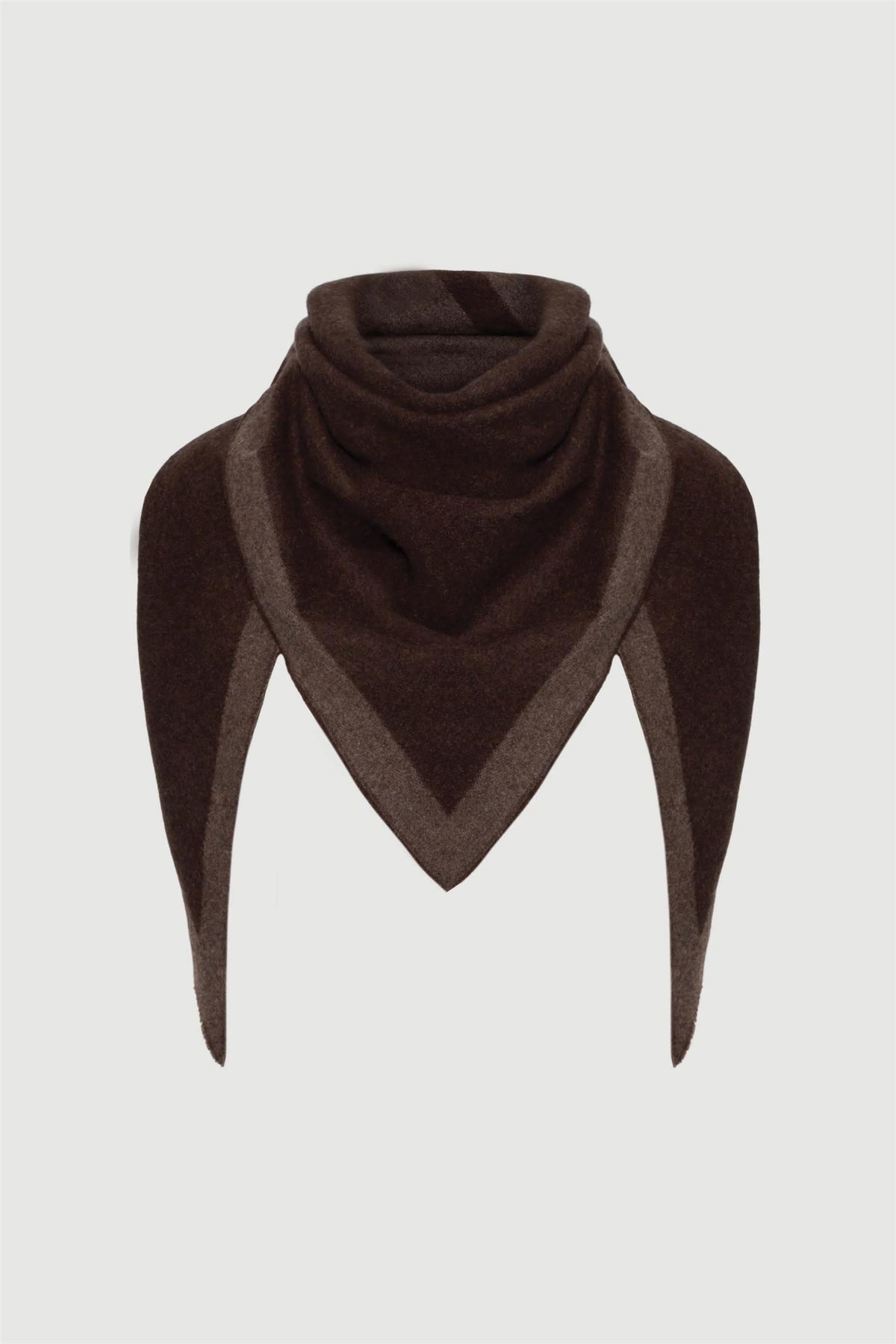 Triangle Scarf - Cacao/Tobacco